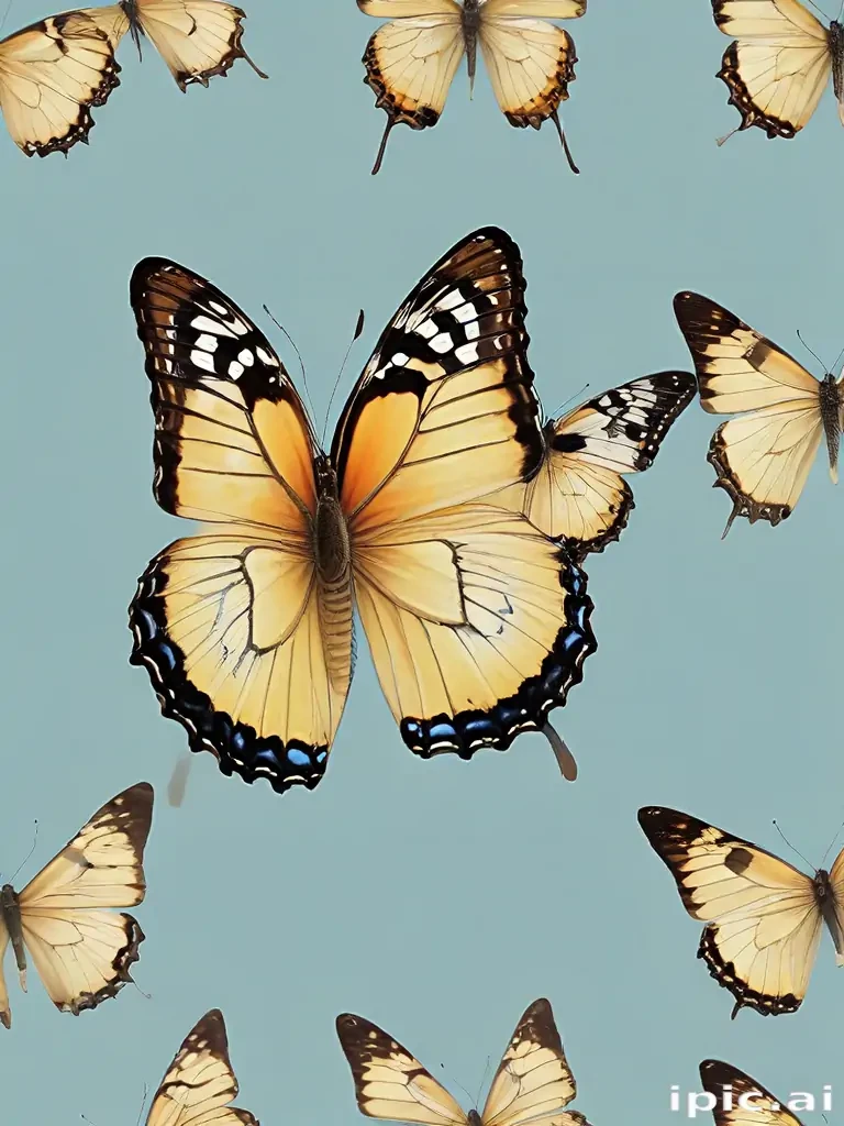 butterfly no background