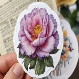 aesthetic flower stickers