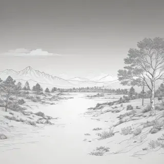 aesthetic line art