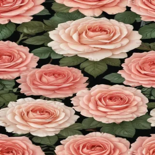 vintage rose illustration