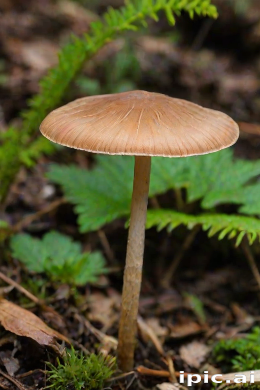 thin stemmed mushroom