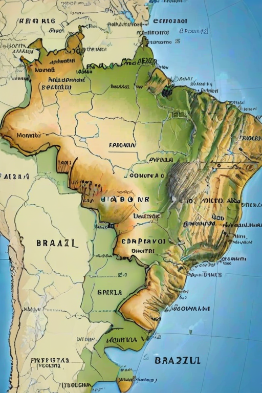 brazil map