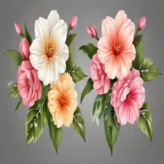 clipart transparent background flowers