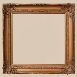 wooden picture frame png