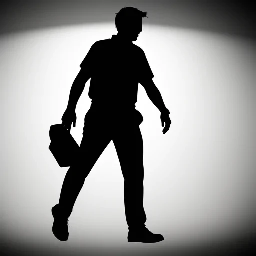 person silhouette png