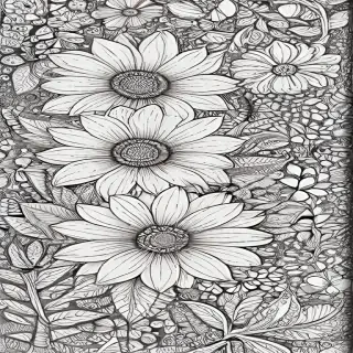 flower doodle art