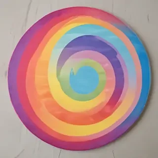 rainbow back round