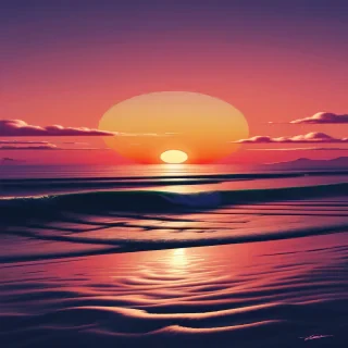 sunset phone wallpaper
