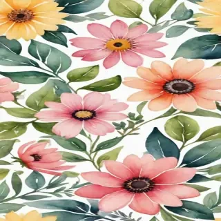 background watercolor flowers