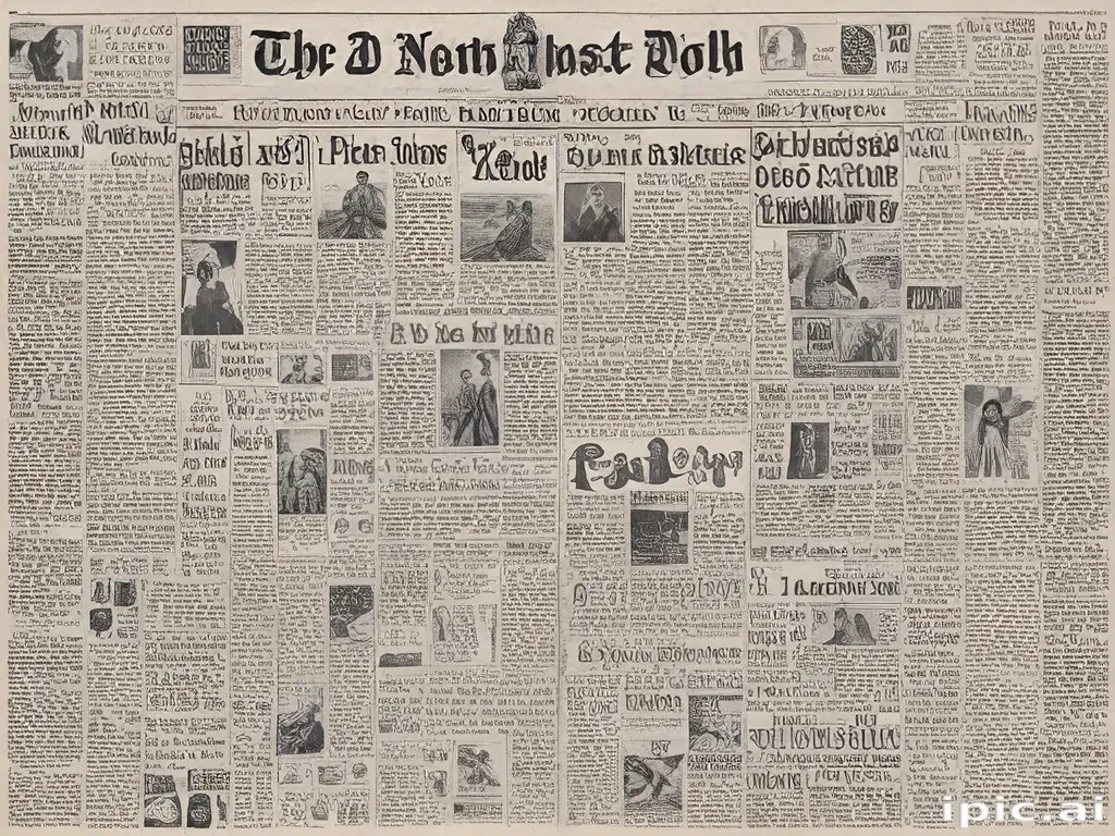 newspaper collage png