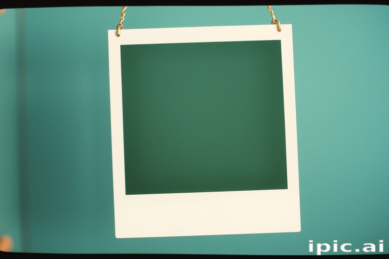 aesthetic polaroid frame