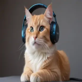 cat headphones png