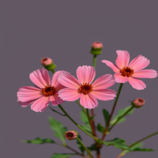 flowers with no background