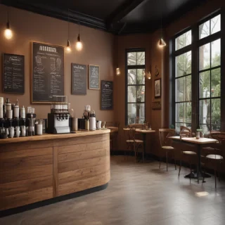 coffee shop mockup