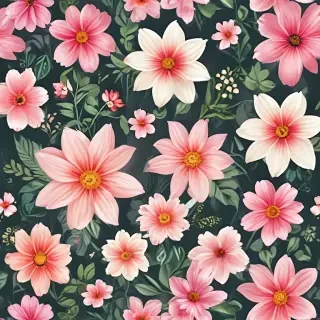 clipart flowers transparent background