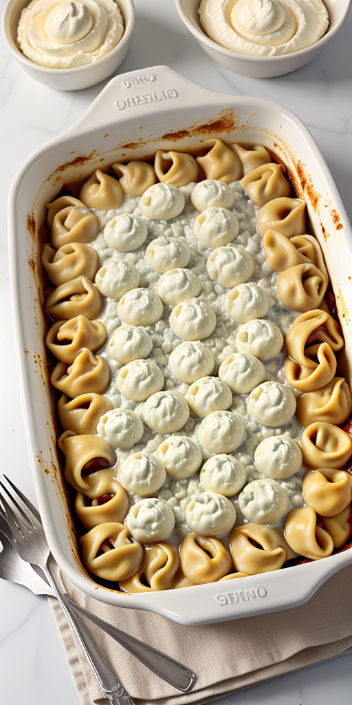 tortellini bake with cream cheese