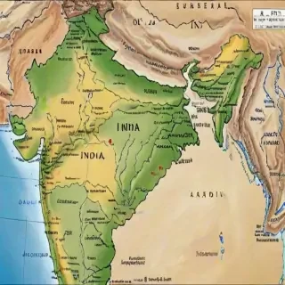 map of india