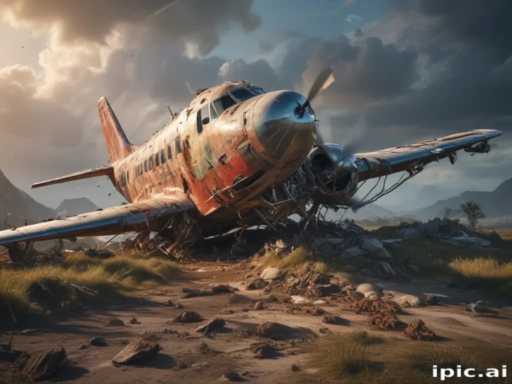 crashed plane png