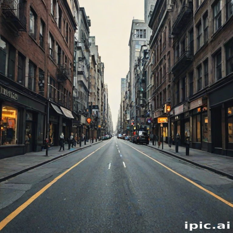city street background