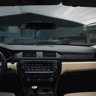 inside car background