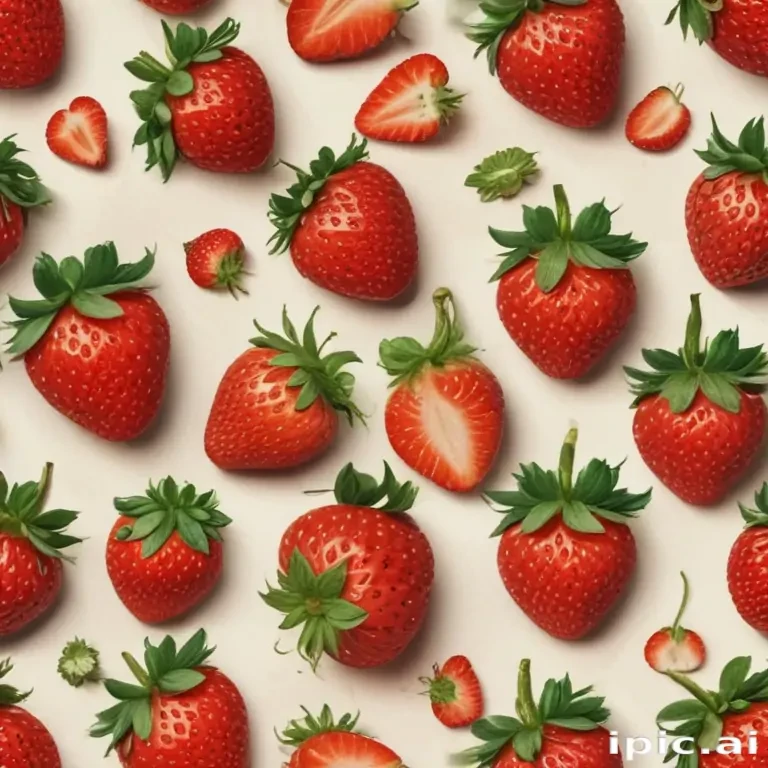 strawberry wallpaper aesthetic