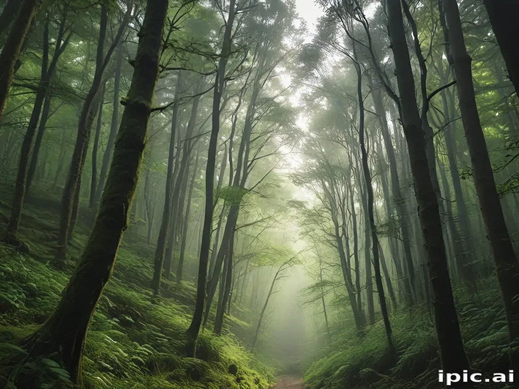 green forest aesthetic
