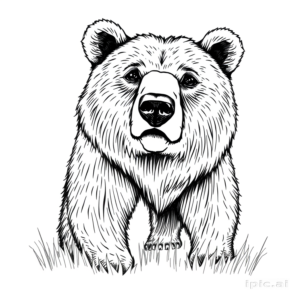 bear drawing