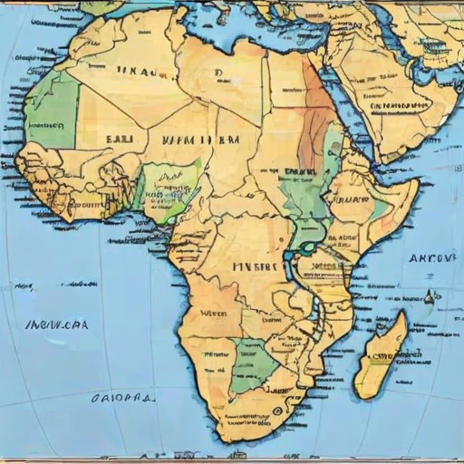map of africa
