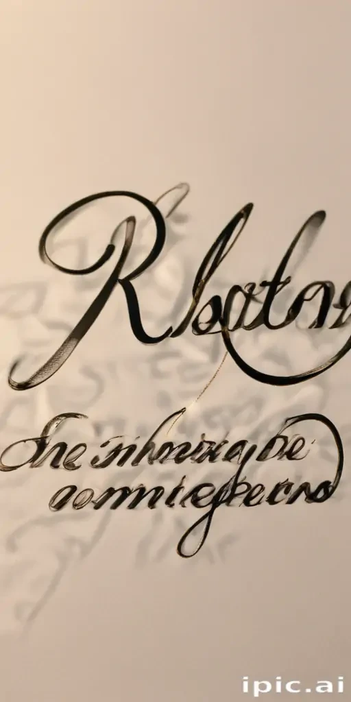 kimberly in cursive