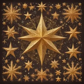 christmas stars clip art