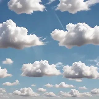 clouds with transparent background