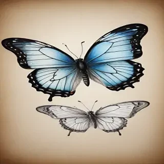 drawing butterfly