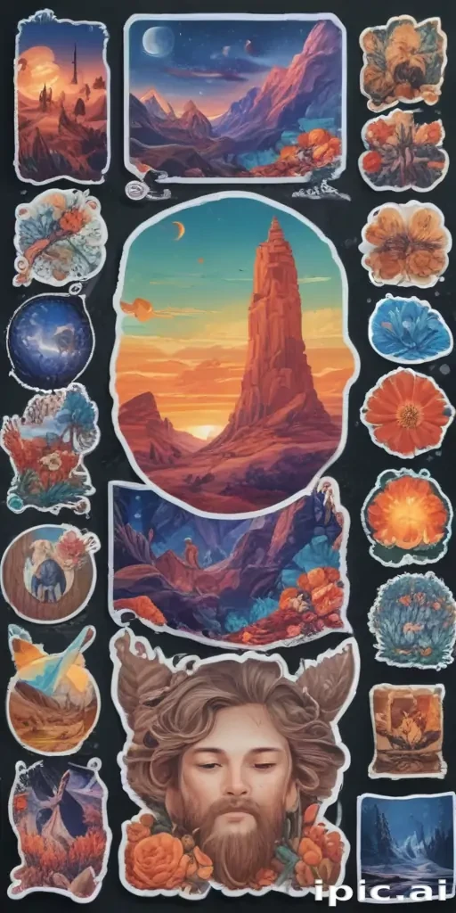 printable sticker aesthetic