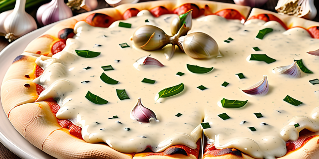 creamy garlic sauce for pizza
