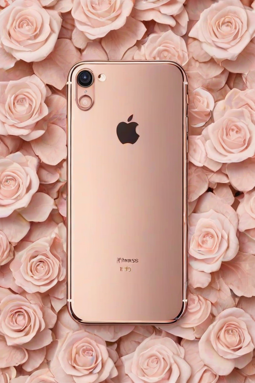 rose gold iphone screensaver