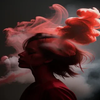 red smoke png