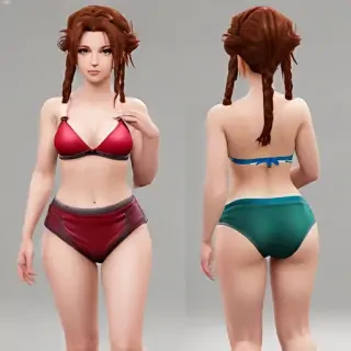 aerith bikini