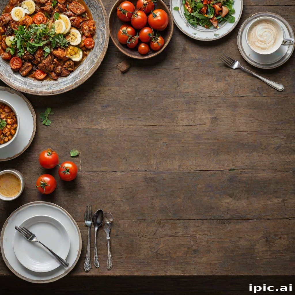 background of table