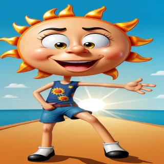 cartoon sun png