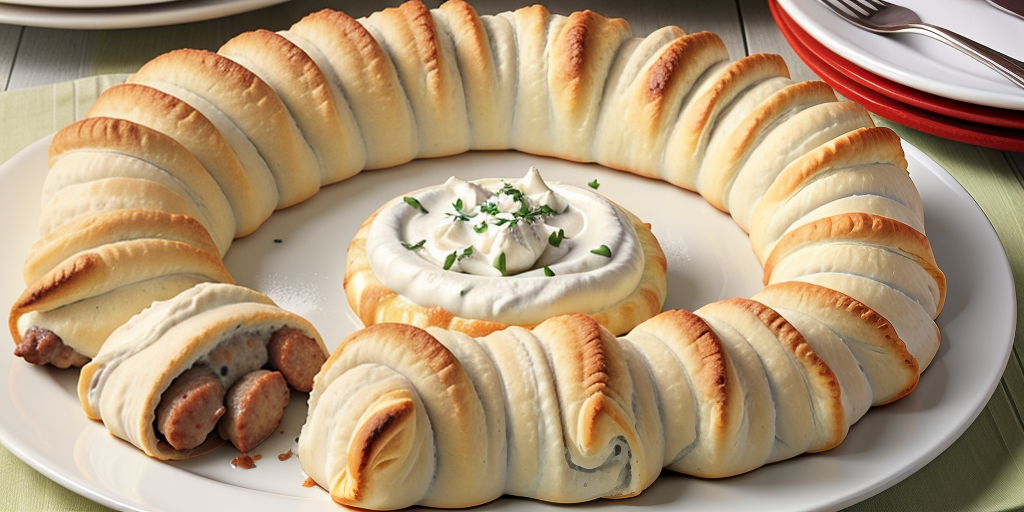 sausage cream cheese crescent roll casserole