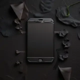 phone wallpaper black