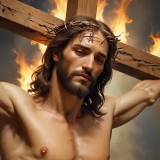 a picture of jesus on the cross