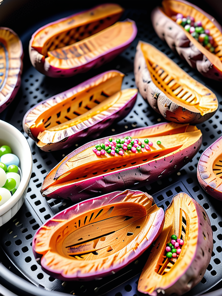 air fryer japanese sweet potato