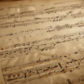 notes music background