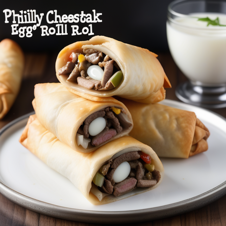 philly cheesesteak egg roll recipe