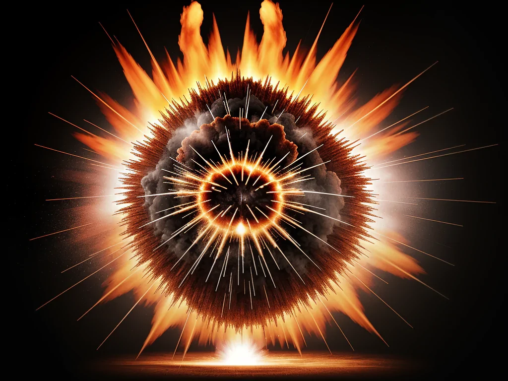 explosion transparent