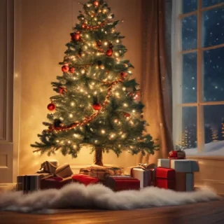 christmas aesthetic background