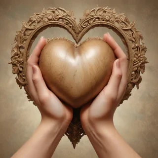 hand heart clipart