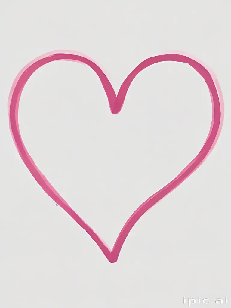 heart outline transparent