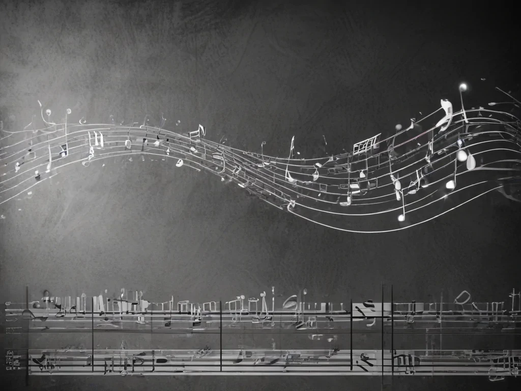 notes music background